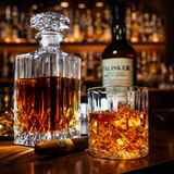 Whisky Bottle - Set with Bottle and Glass