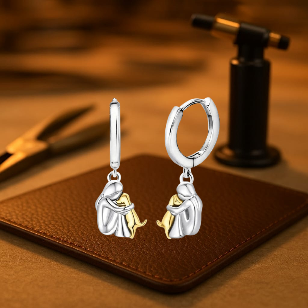 Liv | Dog Clip Earrings
