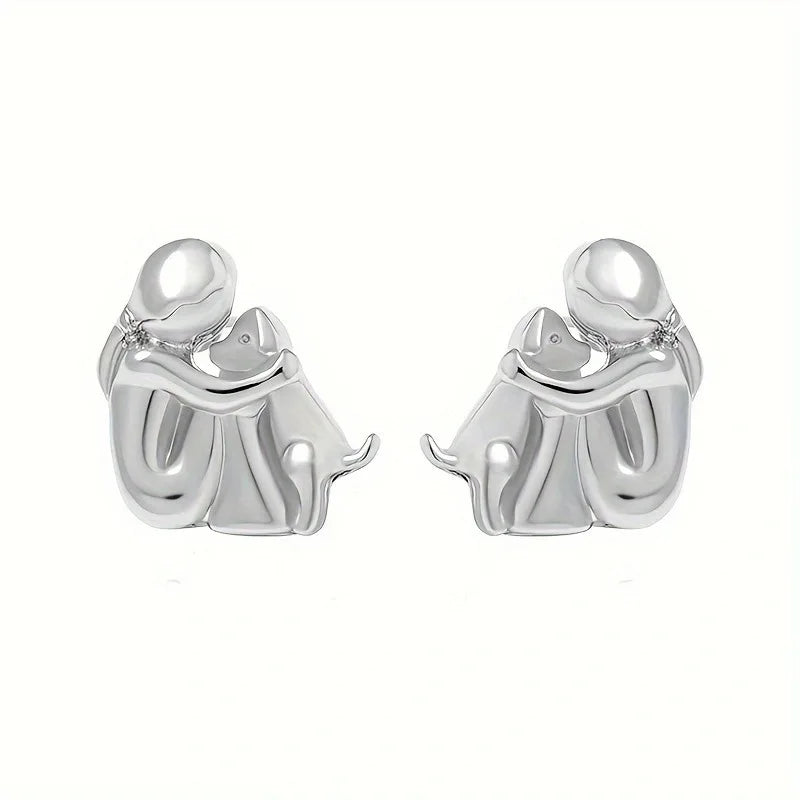 Liv | Dog Clip Earrings
