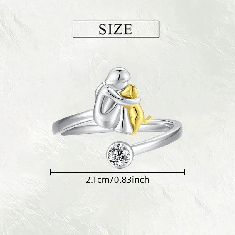 Liv | Dog's Embrace Ring