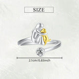 Liv | Dog's Embrace Ring