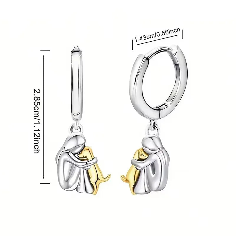 Liv | Dog Clip Earrings