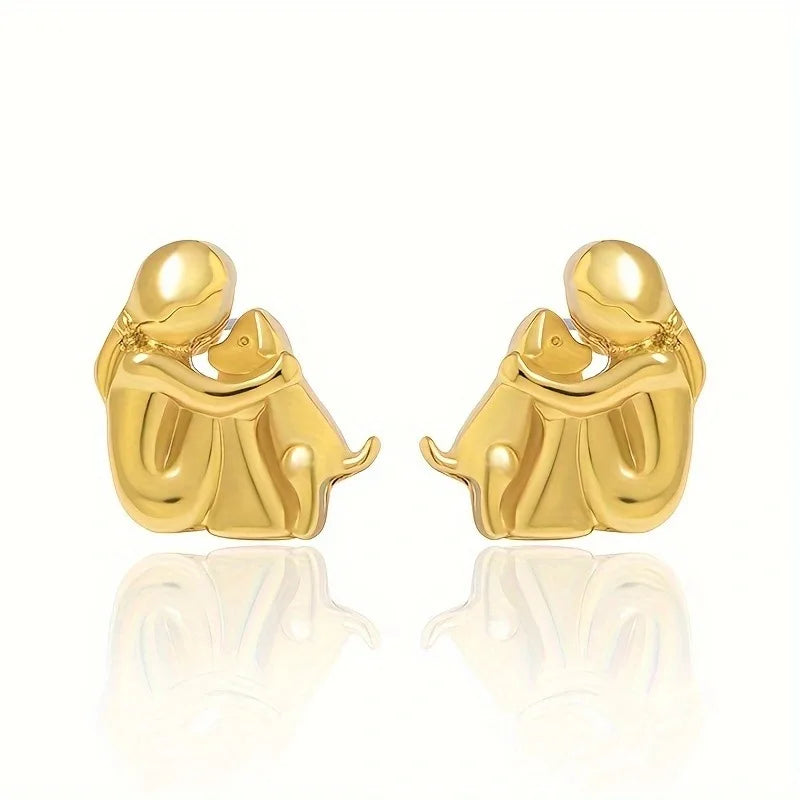 Liv | Dog Clip Earrings