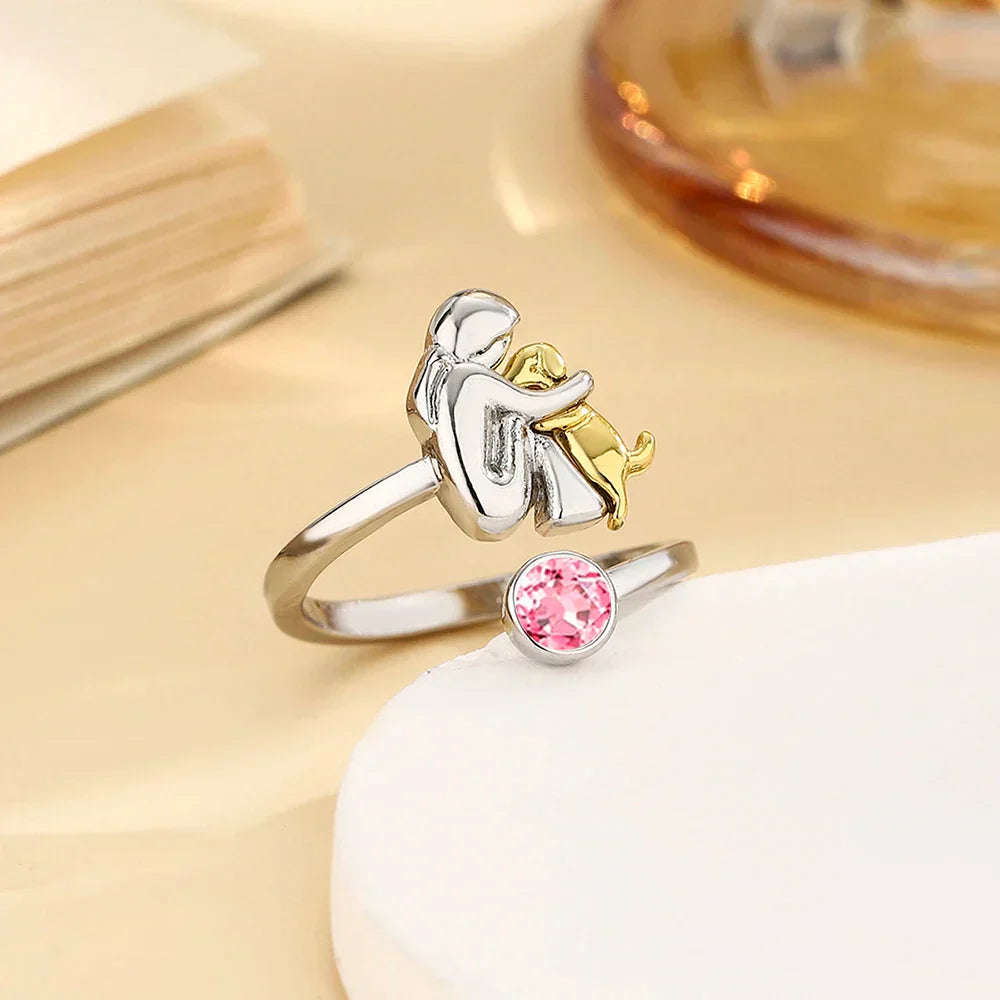 Liv | Dog's Embrace Ring