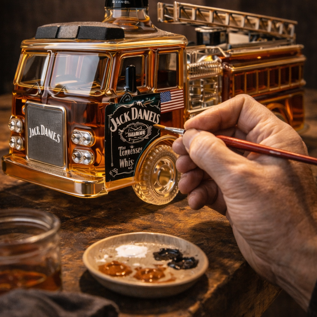 Jack Daniel's Whisky Bottle - Firefighter's Edition