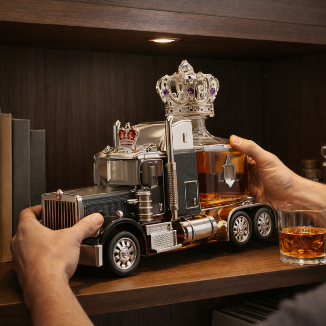 Whiskey Flask - Truck Edition