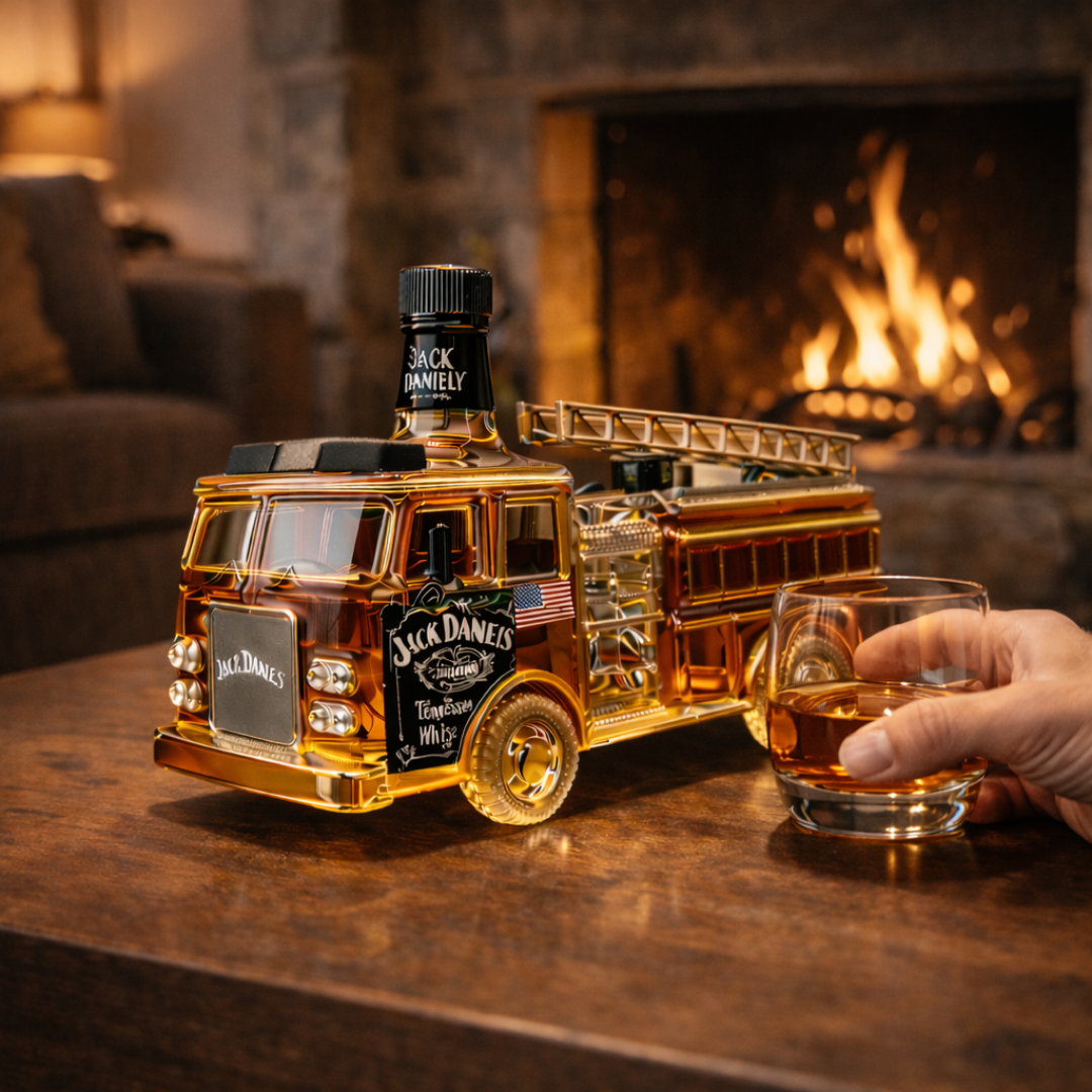 Jack Daniel's Whisky Bottle - Firefighter's Edition