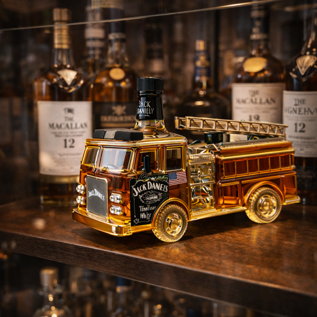 Jack Daniel's Whisky Bottle - Firefighter's Edition